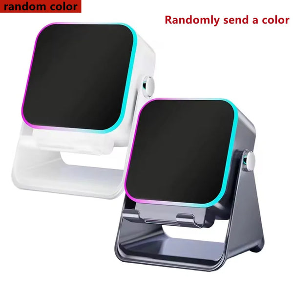 Magnetic Induction Phone Stand Speaker with RGB Light & Bluetooth