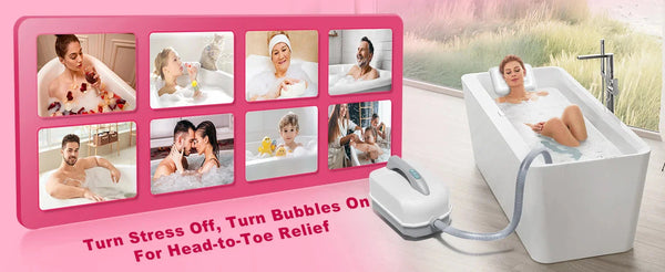 Home Surf Massage Bath Mat – Full Body SPA Hydrotherapy Bubble Machine (110V/220V)