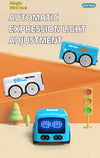 Intelligent Gesture Sensing Remote Control Cartoon Car with Auto-Follow, Obstacle Avoidance & LED Animation
