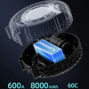 Portable Car Tire Inflator with 8000mAh Battery & Emergency Jump Starter