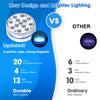 Waterproof RGB LED Submersible Pool Lights with Remote Control