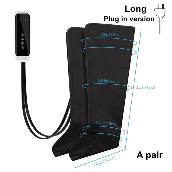 Air Wave Massage Boots with Compression for Legs & Feet Relief