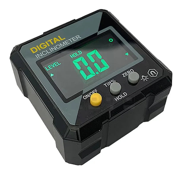 Digital Magnetic Angle Finder – 4 × 90° Electronic Level & Inclinometer