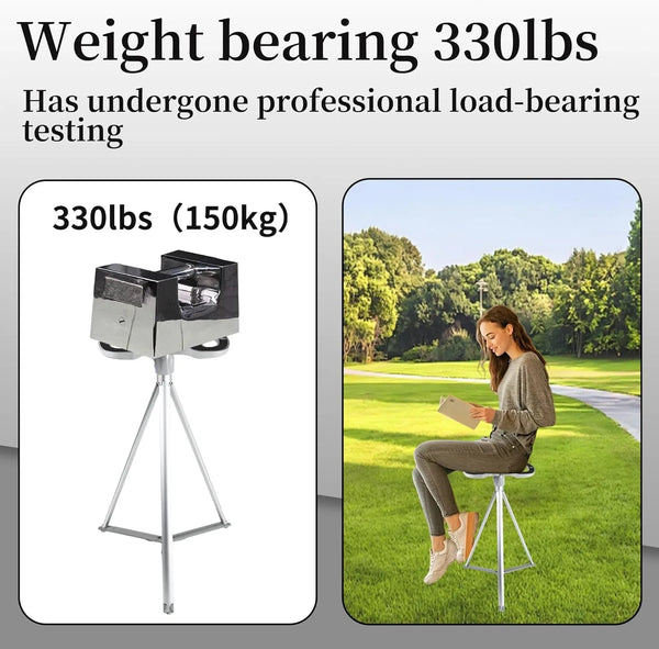 Folding Stool Cane – 2-in-1 Walking Stick & Portable Seat for Seniors