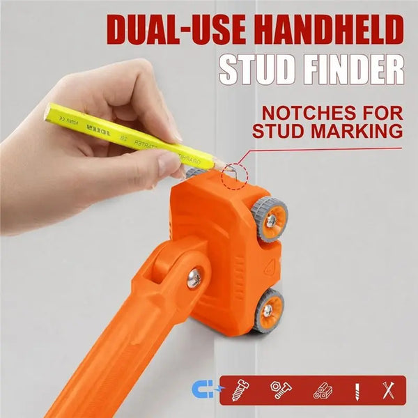 Magnetic Wire Puller with Stainless Steel Leader & Stud Finder
