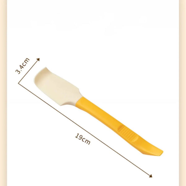 Silicone Jam Spatula with Can Opener End – Multi-Purpose Jar Spreader & Mixing Scraper