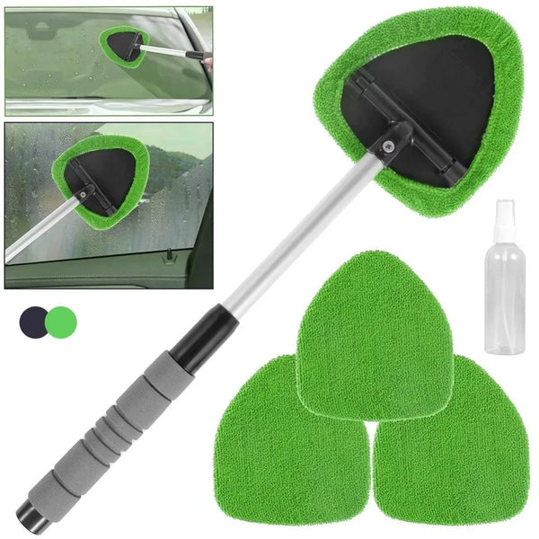 Telescopic Car Windshield Cleaning Brush – Microfiber Window & Glass Cleaner