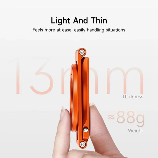 Foldable Magnetic Smartphone Holder – Adjustable Arca-Swiss Phone Stand for Vlogging & Photography