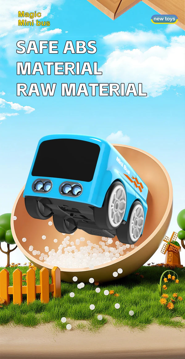 Intelligent Gesture Sensing Remote Control Cartoon Car with Auto-Follow, Obstacle Avoidance & LED Animation