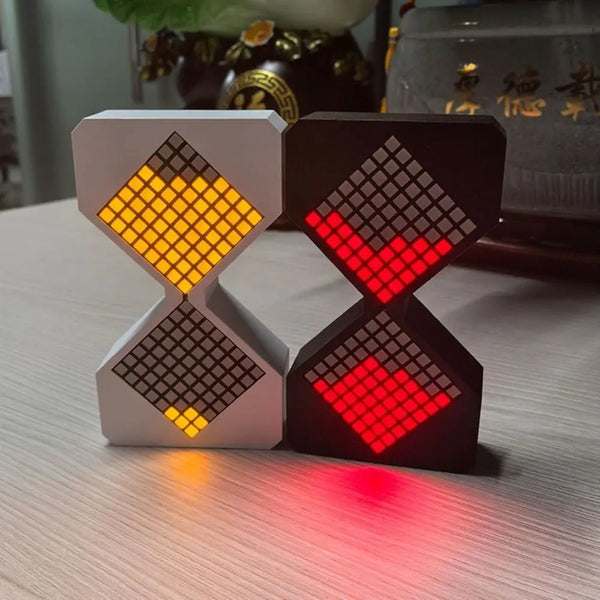 Cyber Style LED Electronic Hourglass – 1–30 Minute Gravity Sensing Digital Timer