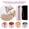 7-Day Waterproof Pill Organizer – Large Capacity Aluminum Alloy Travel Medicine & Supplement Container