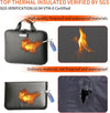 Hard-Shell Fireproof Document Box with Lock – Portable Secure Organizer for Home, Office & Travel