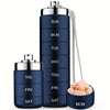 7-Day Waterproof Pill Organizer – Large Capacity Aluminum Alloy Travel Medicine & Supplement Container