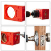 Spherical Door Lock Hole Saw Set with Adjustable Alignment Guide