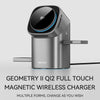Qi2 Magnetic Wireless Charger – 15W 3-in-1 for iPhone, Watch & AirPods