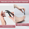 Stainless Steel Nail Clipper with Anti-Splash Design & Large Opening