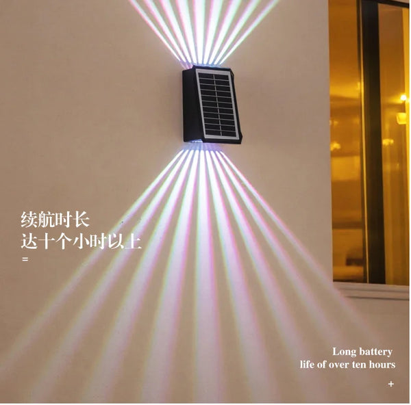 Solar Wall Washing Lamp – Outdoor Waterproof Courtyard Spotlight & Landscape Wall Decoration Light