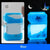 Luminous Quicksand Fluorescent Kerosene Lighter – Windproof Transparent Shell Creative Smoking Accessory Gift