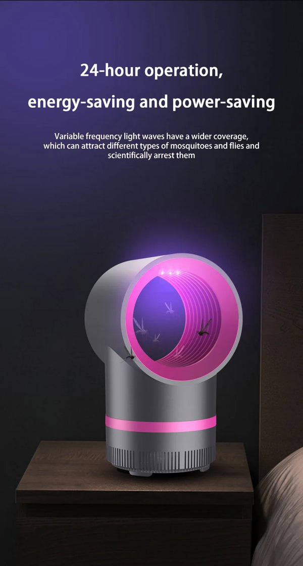 UV Mosquito Killer Lamp – Silent USB Bug Zapper for Indoor Use