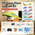 RC Paper Airplane Electric DIY Kit – Foldable Lightweight Remote Control Plane (Bonus 10 Extra Paper Models)