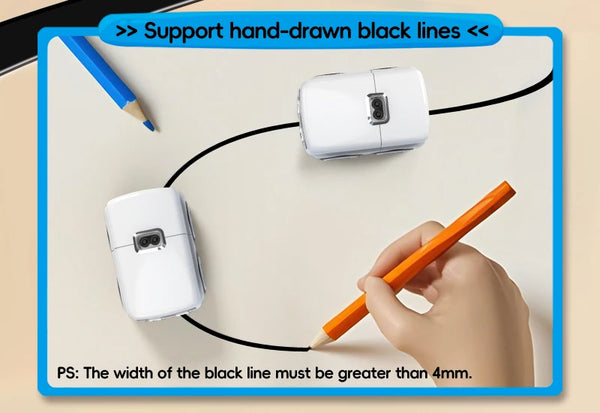 Intelligent Gesture Sensing Remote Control Cartoon Car with Auto-Follow, Obstacle Avoidance & LED Animation