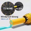 Automatic Windproof Umbrella with 72-Bone Frame & UV Protection