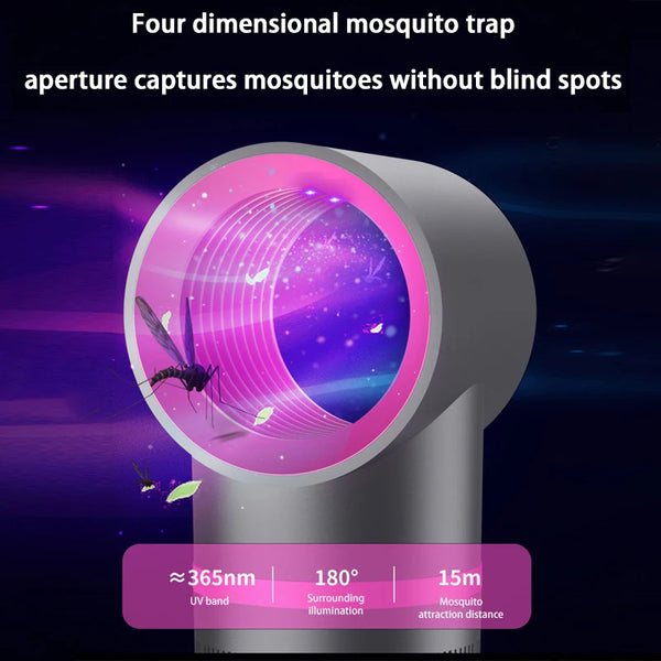 UV Mosquito Killer Lamp – Silent USB Bug Zapper for Indoor Use