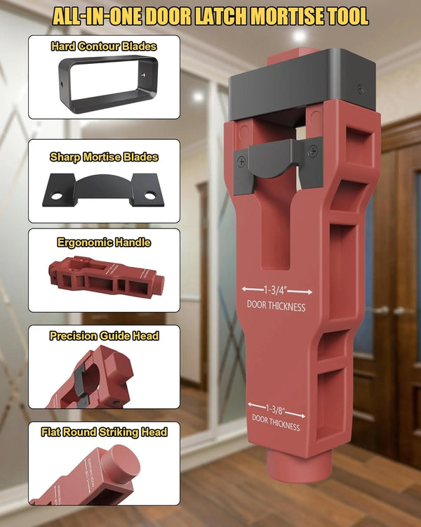 Professional Door Latch Mortise Installation Kit