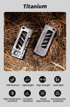 EDC Titanium Alloy Mini Spanner Wrench Multi-Tool – Portable Adjustable Repair Tool