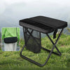 Foldable Backpack Stool – Portable Lightweight Folding Chair with Carry Bag