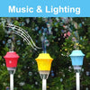 Rechargeable Bubble Maker Lamp – Automatic Bubble Torch with Stand, Lights & Music