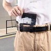 Anti-Theft RFID Blocking Travel Pouch Money Belt Bag for Men & Women