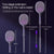 6-in-1 Retractable Electric Mosquito Swatter & Bug Trap Lamp – USB Rechargeable Fly Zapper with Extendable Handle