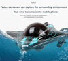 6CH RC Boat Submarine with Camera – WiFi FPV Underwater Remote Control Mini Camera Boat