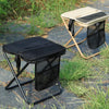 Foldable Backpack Stool – Portable Lightweight Folding Chair with Carry Bag