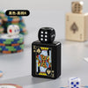 Rotating Dice Playing Cards Windproof Green Flame Gas Lighter – Novelty Collectible Pocket Lighter
