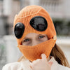 Windproof Warm Mask with Integrated Ear Protection & Glasses Cover for Children and Adults