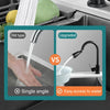 3-In-1 Kitchen Faucet Extender – Universal 360° Rotating Pull-Out Tap with Multi-Mode Strong Flushing Booster