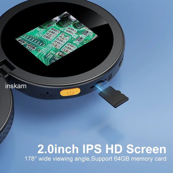 500X Autofocus Digital Microscope with 2-Inch IPS Screen