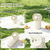 690ml 2-in-1 Hydration Fan Water Bottle – Rechargeable 3-Speed Cooling Sports Cup