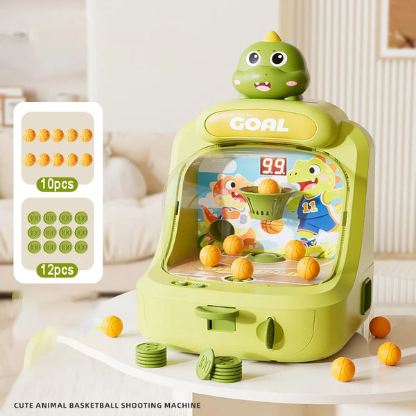 Kids Pinball Basketball Shooting Game – Electronic Scoring Arcade Board Toy