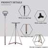 Folding Stool Cane – 2-in-1 Walking Stick & Portable Seat for Seniors