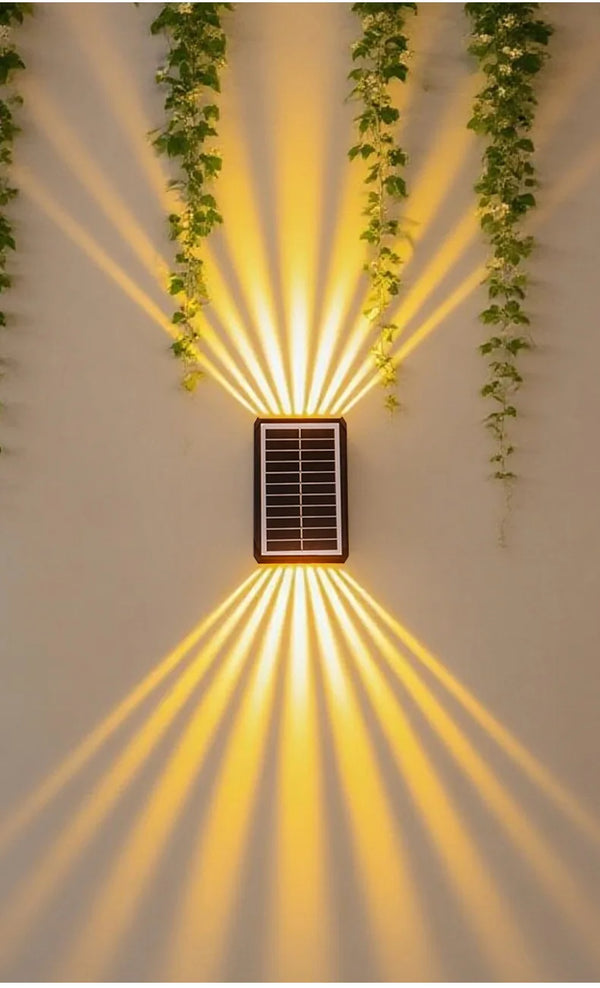 Solar Wall Washing Lamp – Outdoor Waterproof Courtyard Spotlight & Landscape Wall Decoration Light