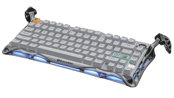 GravaStar Mercury K1 Pro Wireless Mechanical Gaming Keyboard – Aluminum Alloy 75% Hot-Swappable RGB Custom Keyboard
