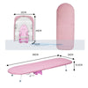 Folding Desktop Ironing Board with Reinforced Frame and Built-In Clothes Storage