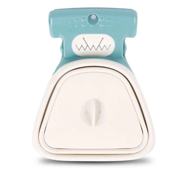 Dog Pet Travel Foldable Pooper Scooper with Decomposable Waste Bags – Portable One-Hand Waste Pickup Tool