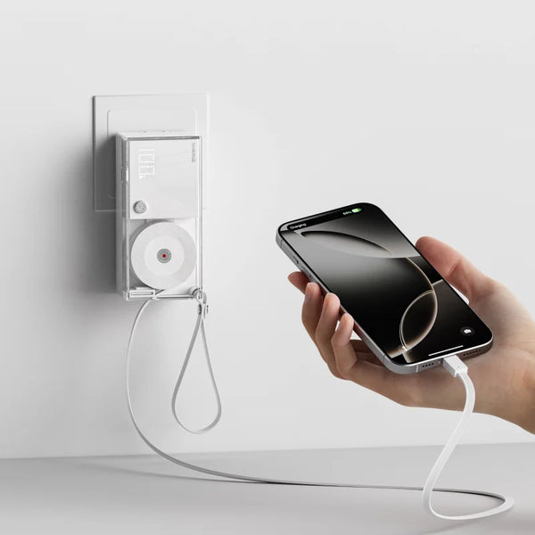 3-in-1 Power Bank with Built-In Plug – Portable Fast Charging Backup Battery