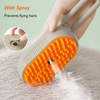 Pet Steam Spray Grooming Brush – 4-in-1 Hair Removal, Massage & Detangling Comb