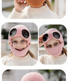 Windproof Warm Mask with Integrated Ear Protection & Glasses Cover for Children and Adults