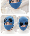 Windproof Warm Mask with Integrated Ear Protection & Glasses Cover for Children and Adults